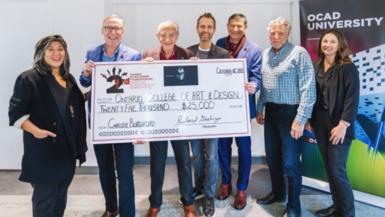 OCAD U Cheque Presentation