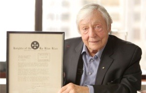 Roy-McMurtry-with-his-threat-letter-from-KKK